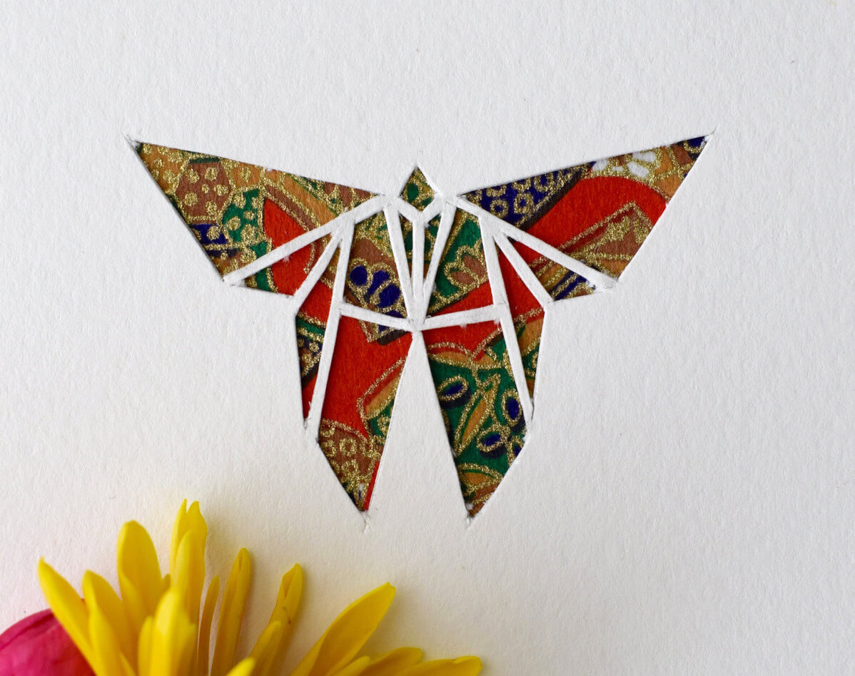 butterfly origami art