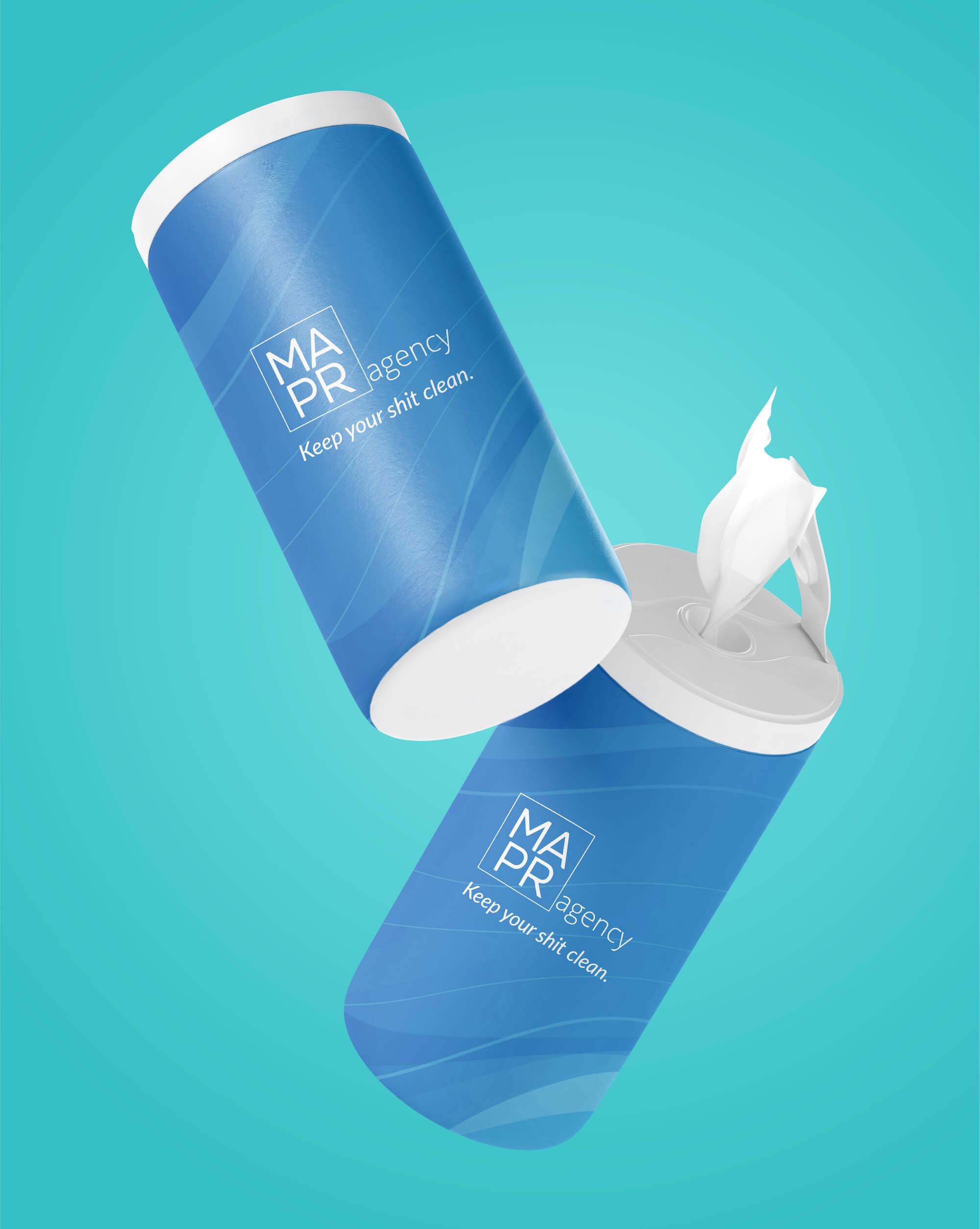 custom label disinfectant wipes design